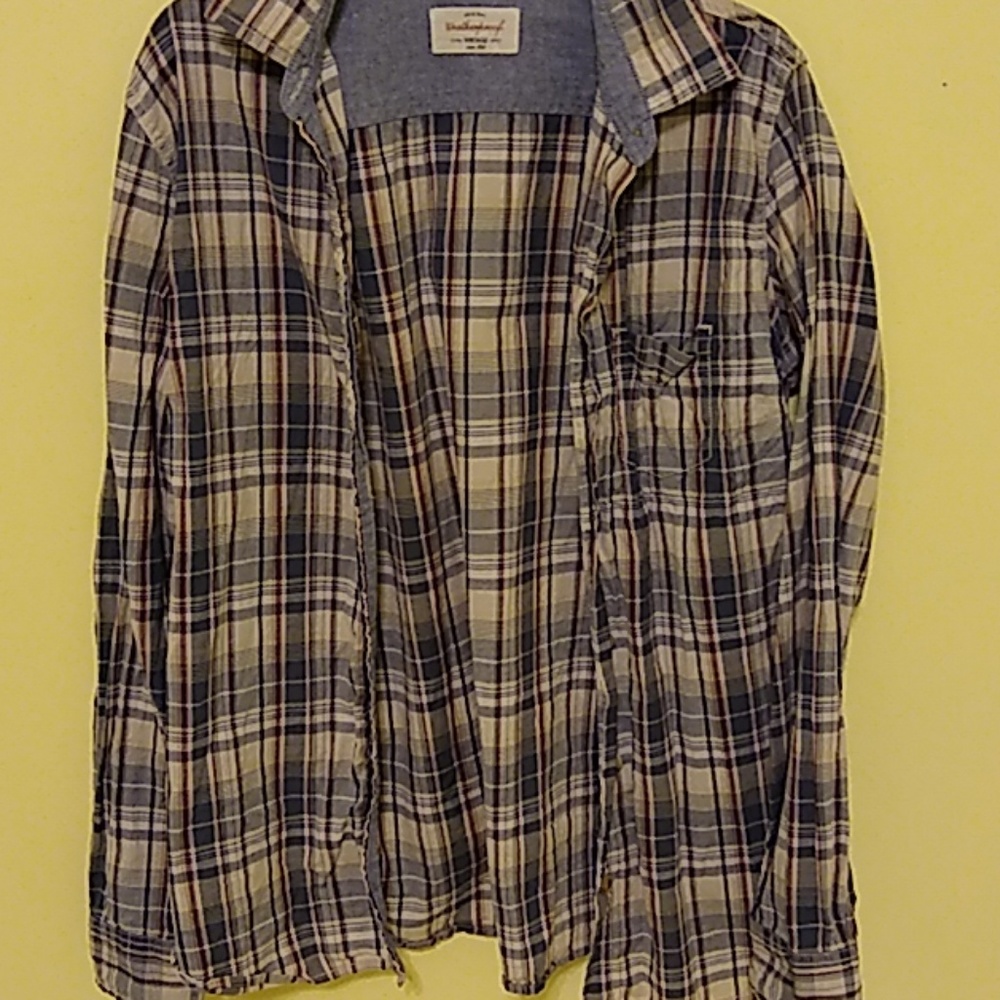Weatherproof vintage plaid flannel shirt